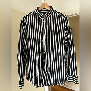 striped h&m shirt